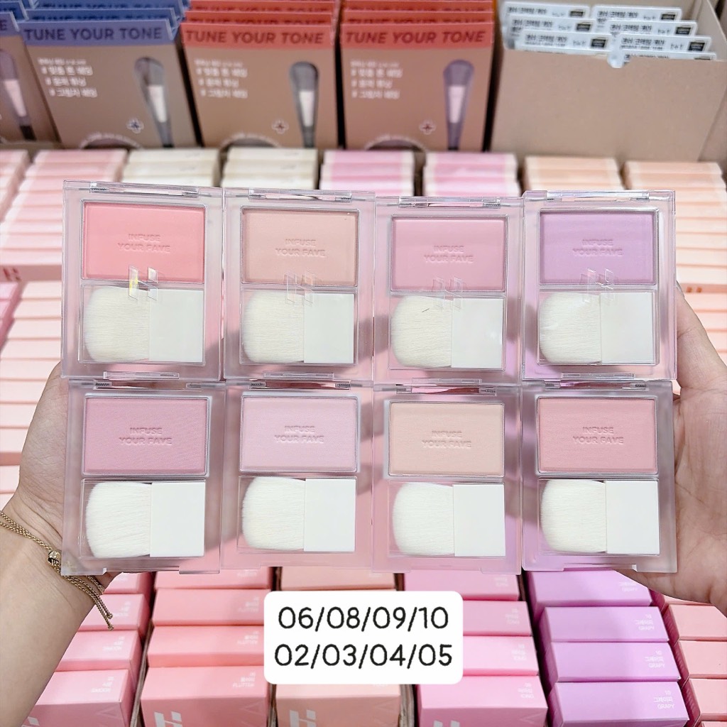 Má Hồng HOLIKA HOLIKA My Fave Infusing Blush 5.5g - Ảnh 2