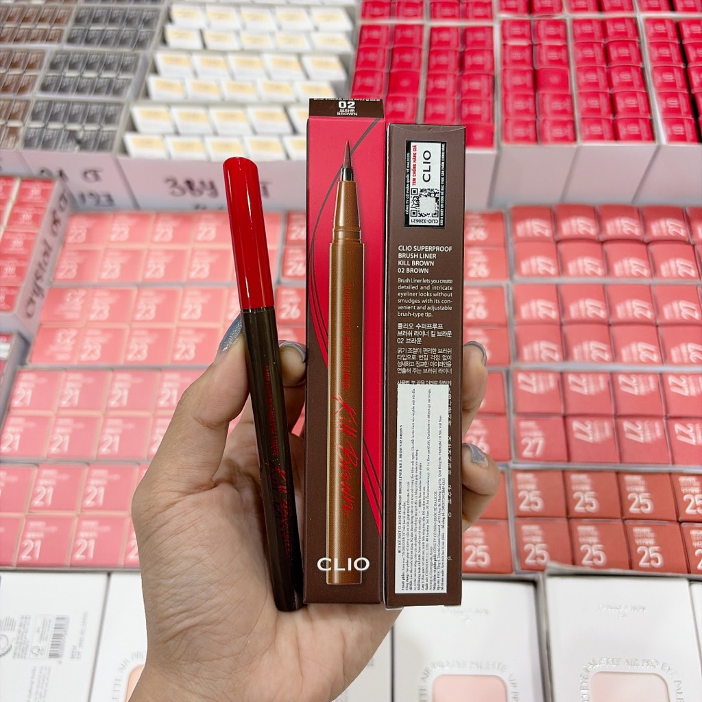 Kẻ Mắt Clio Superproof Brush Liner CT - Ảnh 3