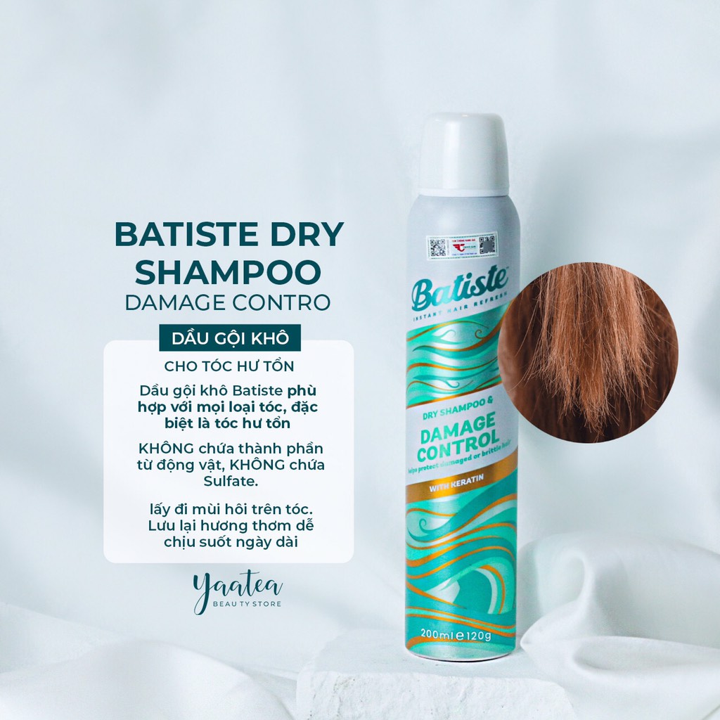 Dầu gội khô Batiste 200ml - Ảnh 20
