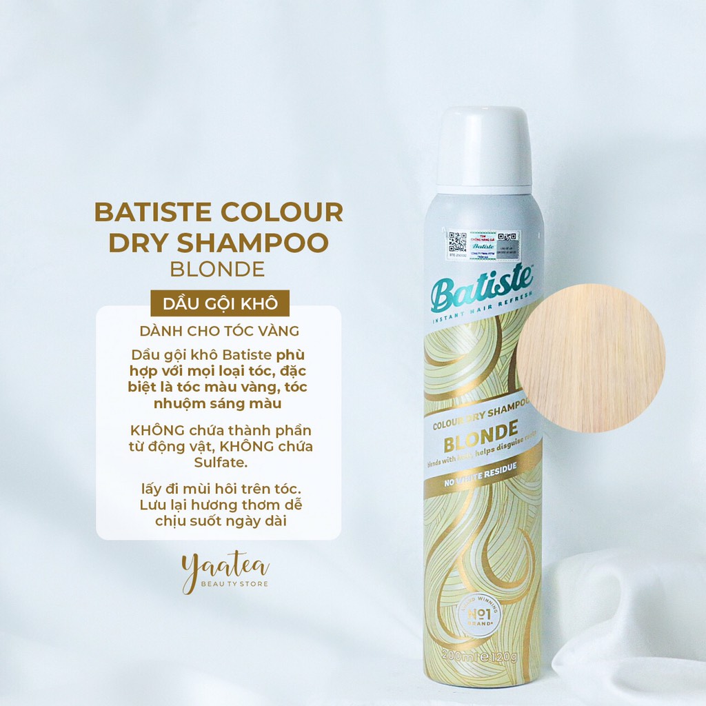 Dầu gội khô Batiste 200ml - Ảnh 19