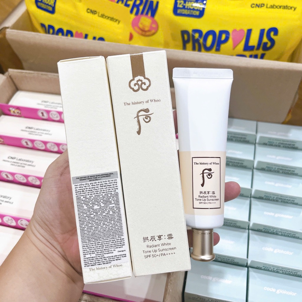 Kem Chống Nắng The History Of Whoo Tone Up SPF50 50ml CT - Ảnh 2