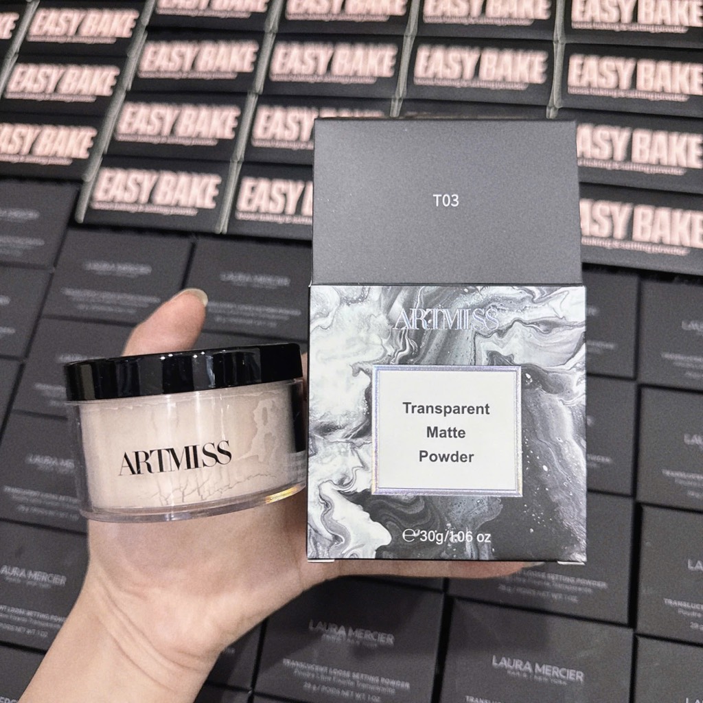 Phấn Bột Artmiss Transparent Matte Powder 30g CT - Ảnh 4