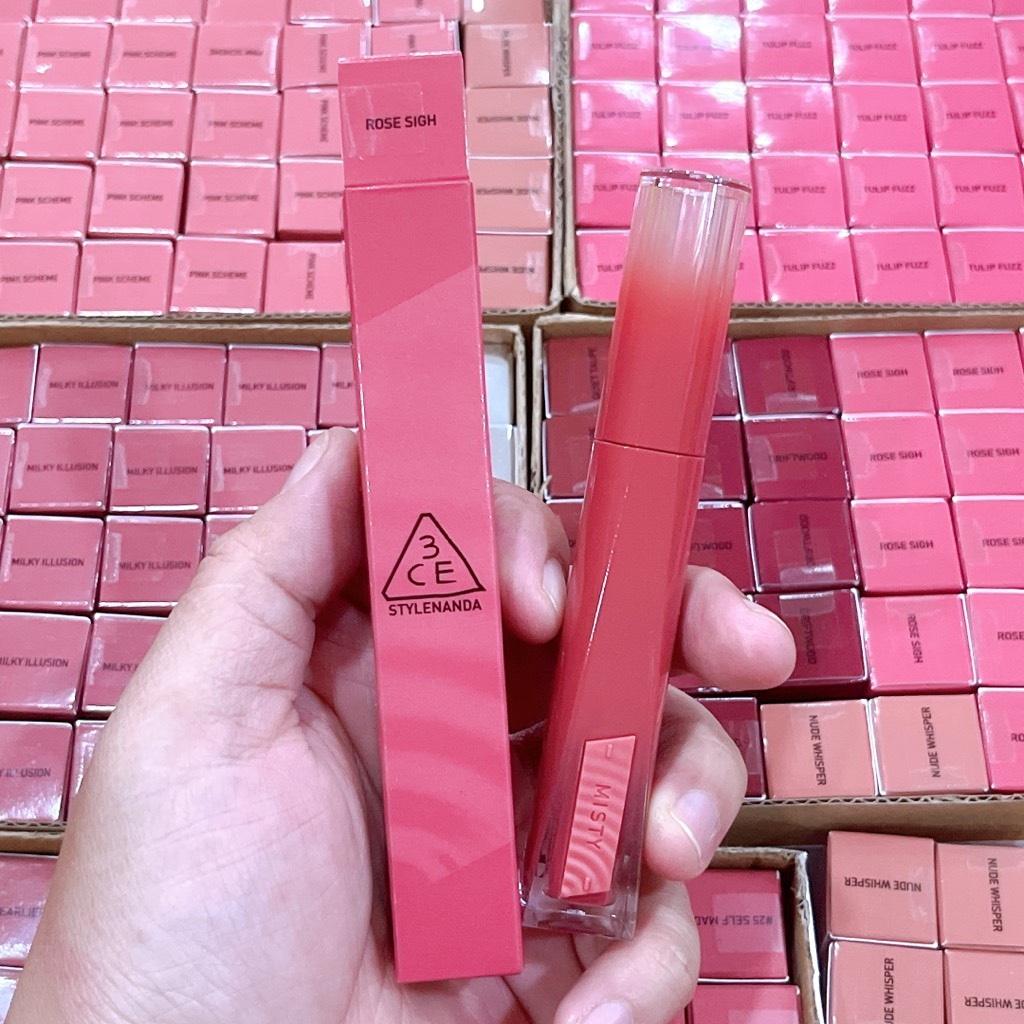 Son Bóng 3CE Misty Lip Bare CT - Ảnh 8