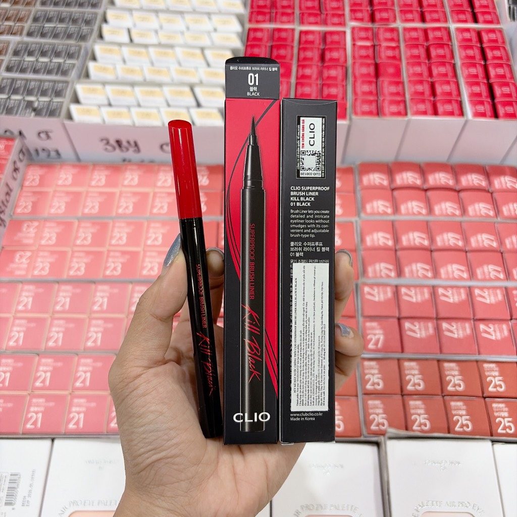 Kẻ Mắt Clio Superproof Brush Liner CT